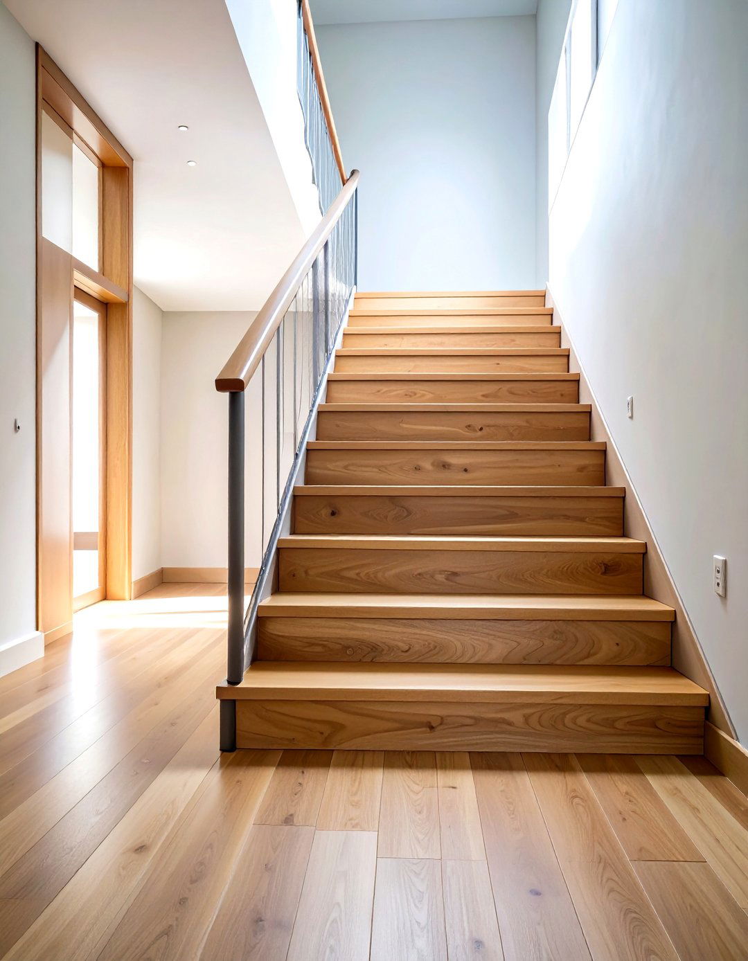 Minimalist Wooden Staircase Design - 24 Wooden Staircase Ideas