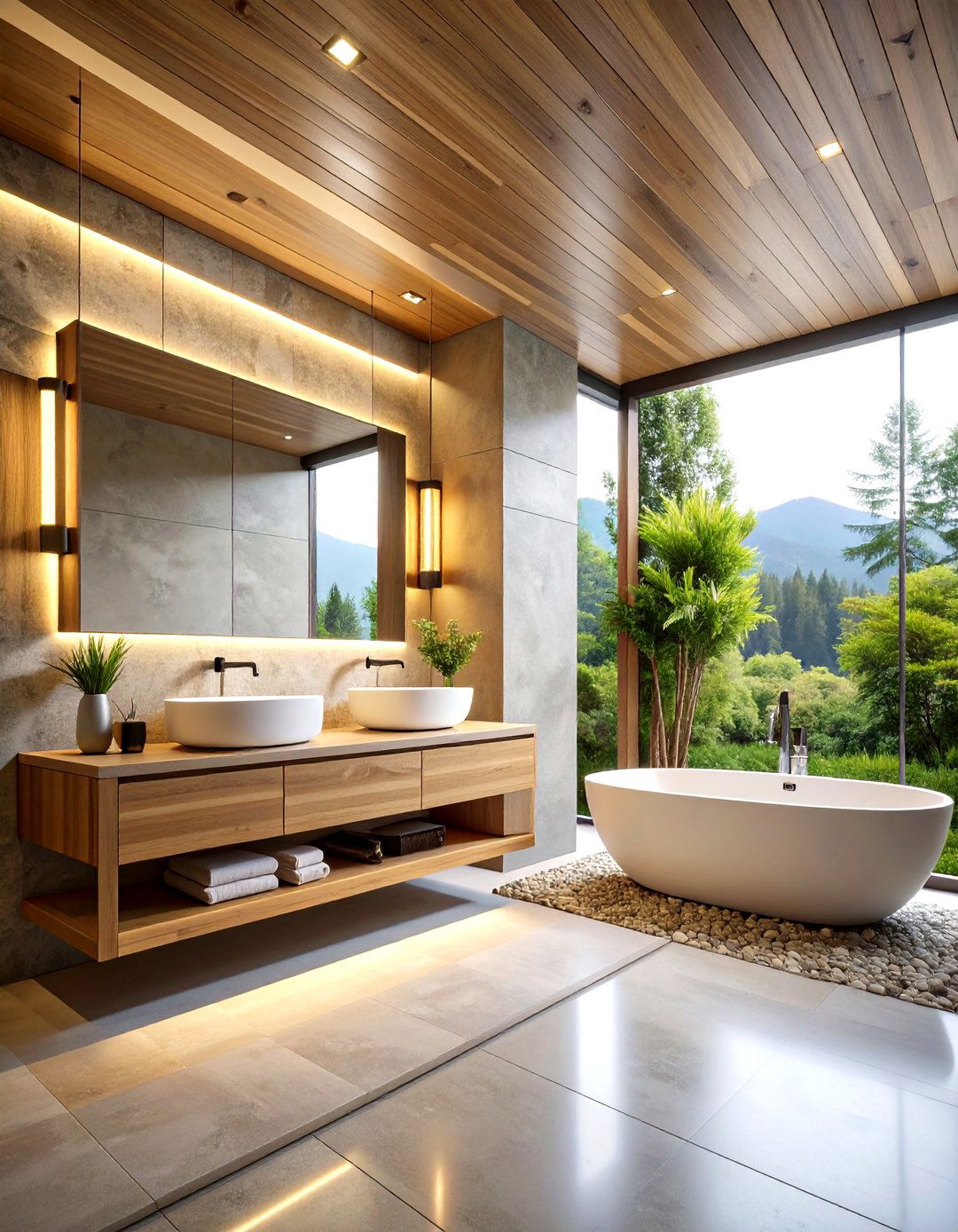 Minimalist Zen Bathroom Design - 24 Spa Decor Ideas