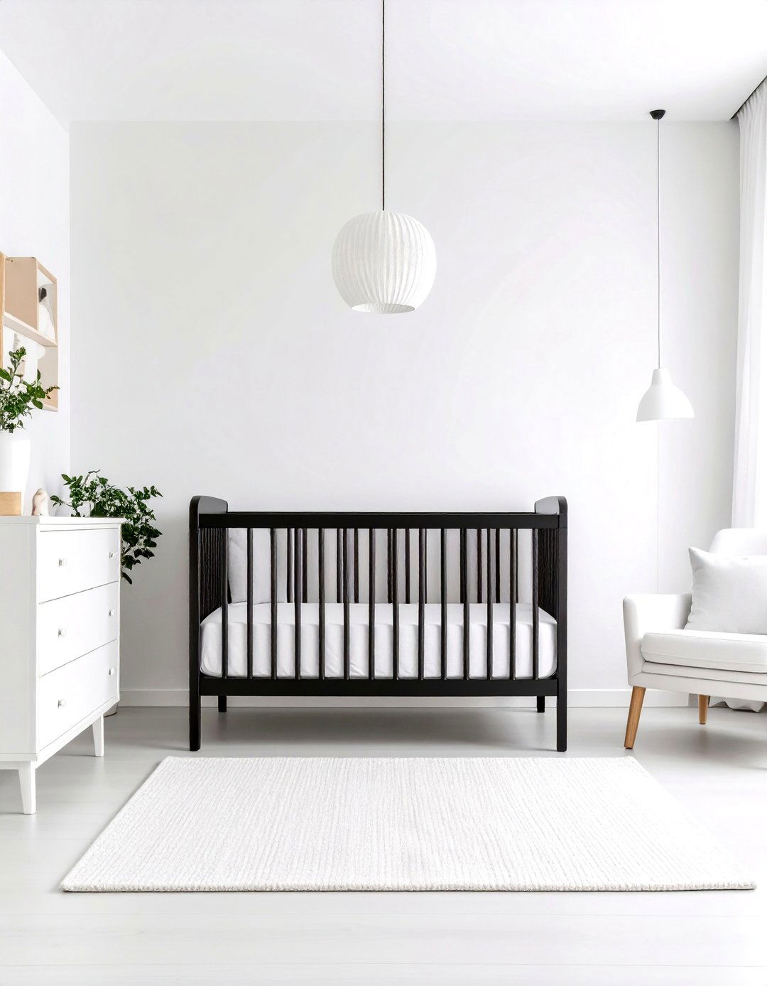 Minimalist Zen Black White Nursery - 24 Black and White Nursery Ideas