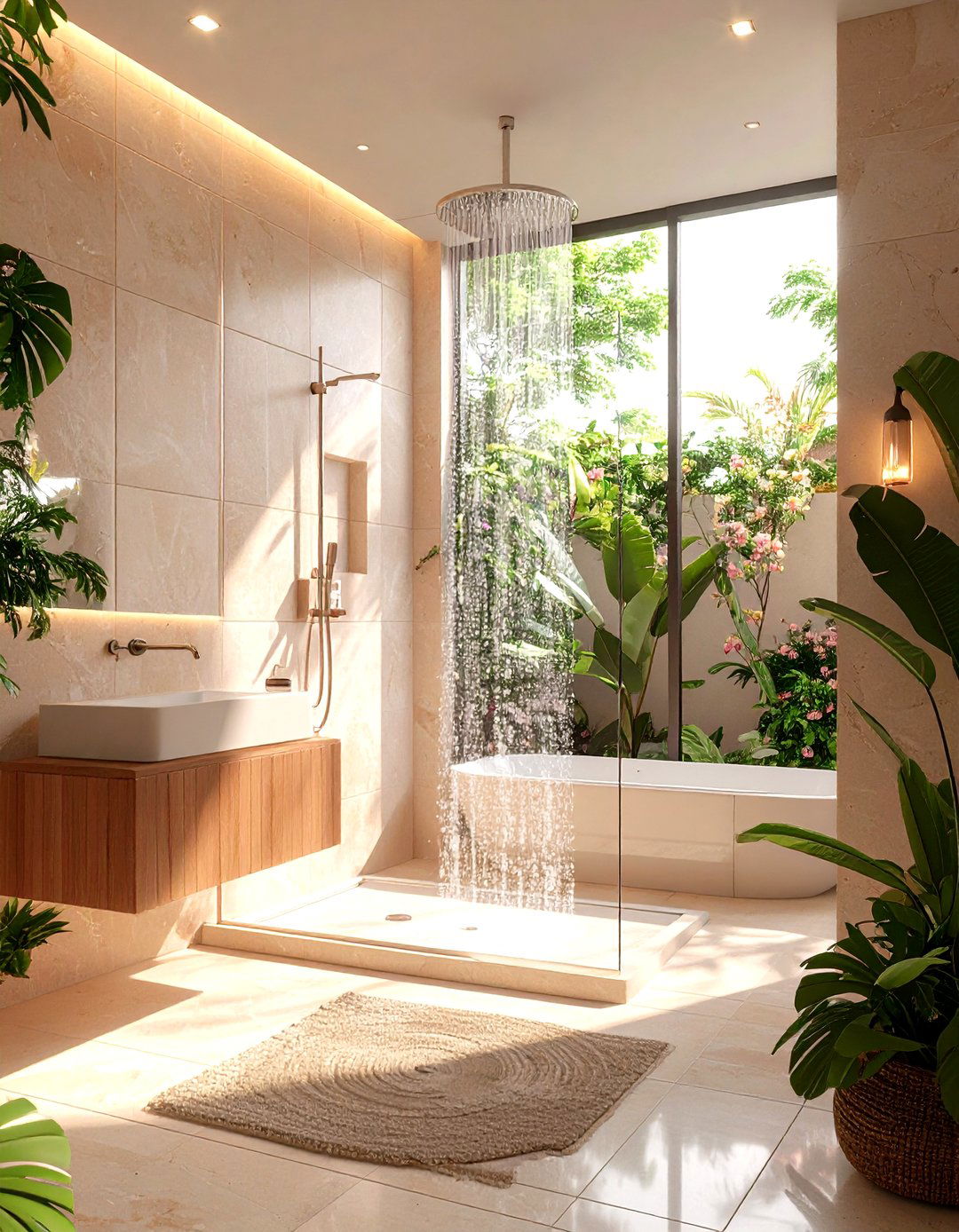 Minimalist Zen Retreat - 24 Luxury Shower Ideas