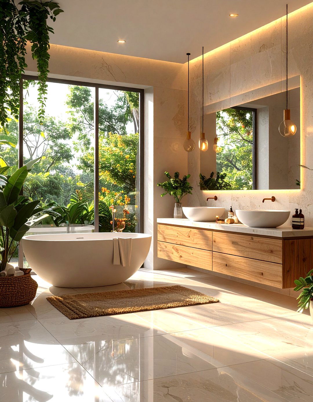 Minimalist Zen Retreat - 24 luxury bathroom ideas