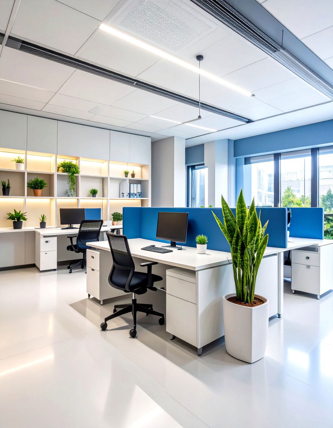 Minimalist Zen Workspace Design - 24 Cubicle Decor Ideas