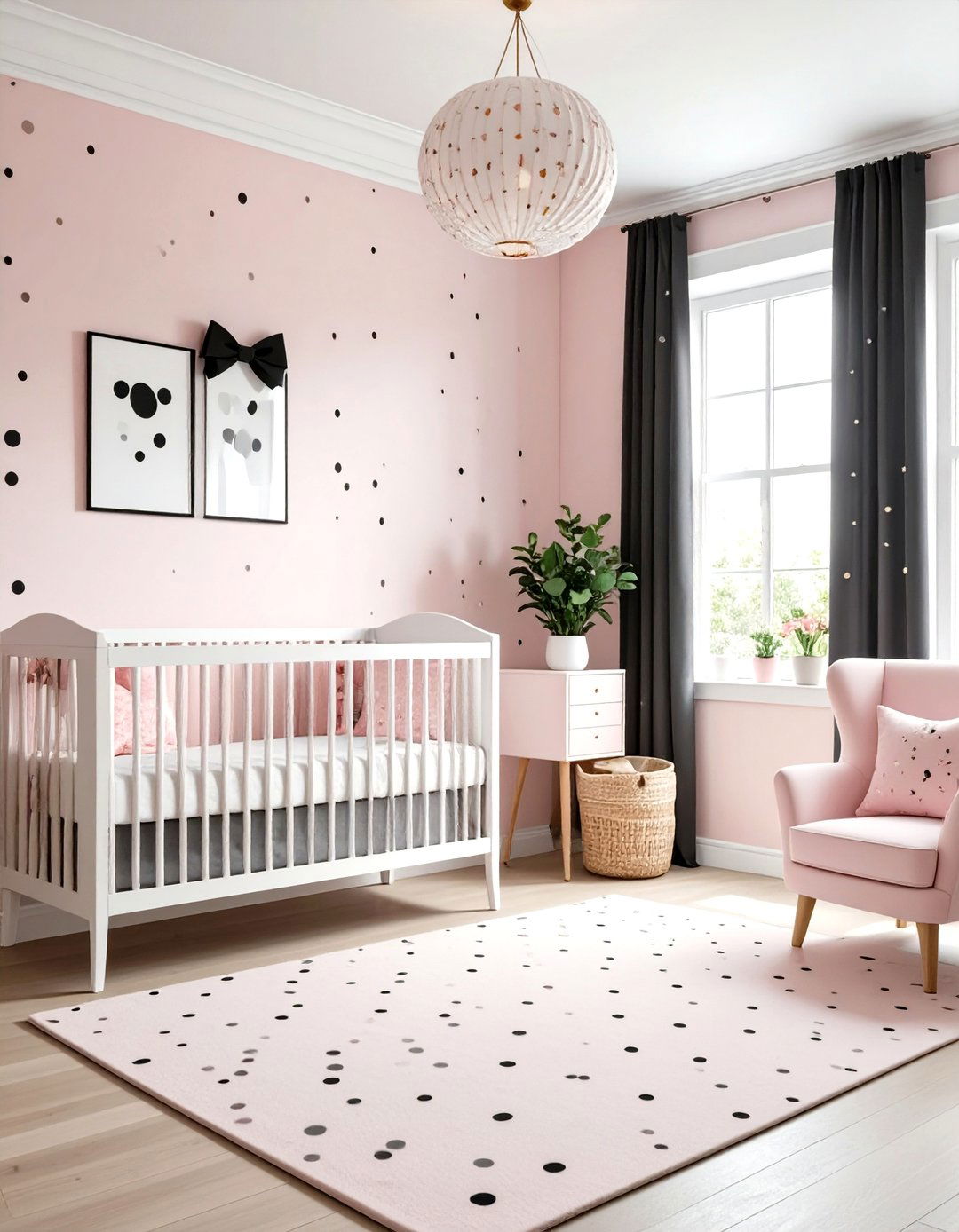 Minnie Mouse Polka Dot Paradise - 24 Disney Nursery Ideas