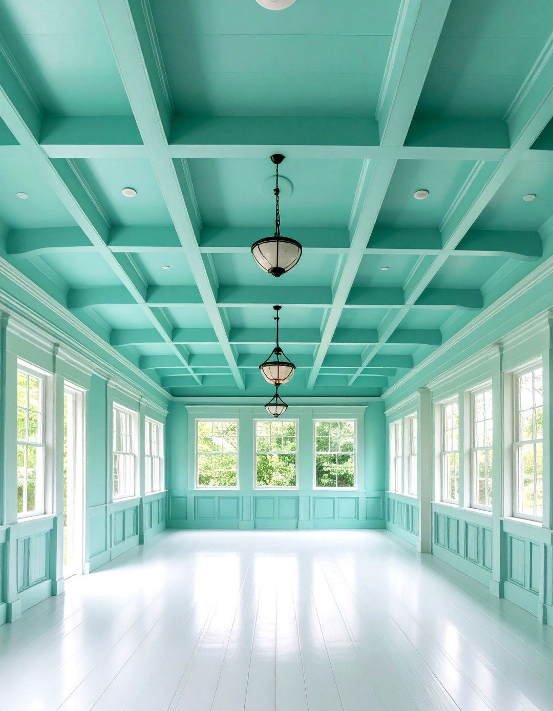 Mint Green Ceilings - 24 Porch Paint Colors
