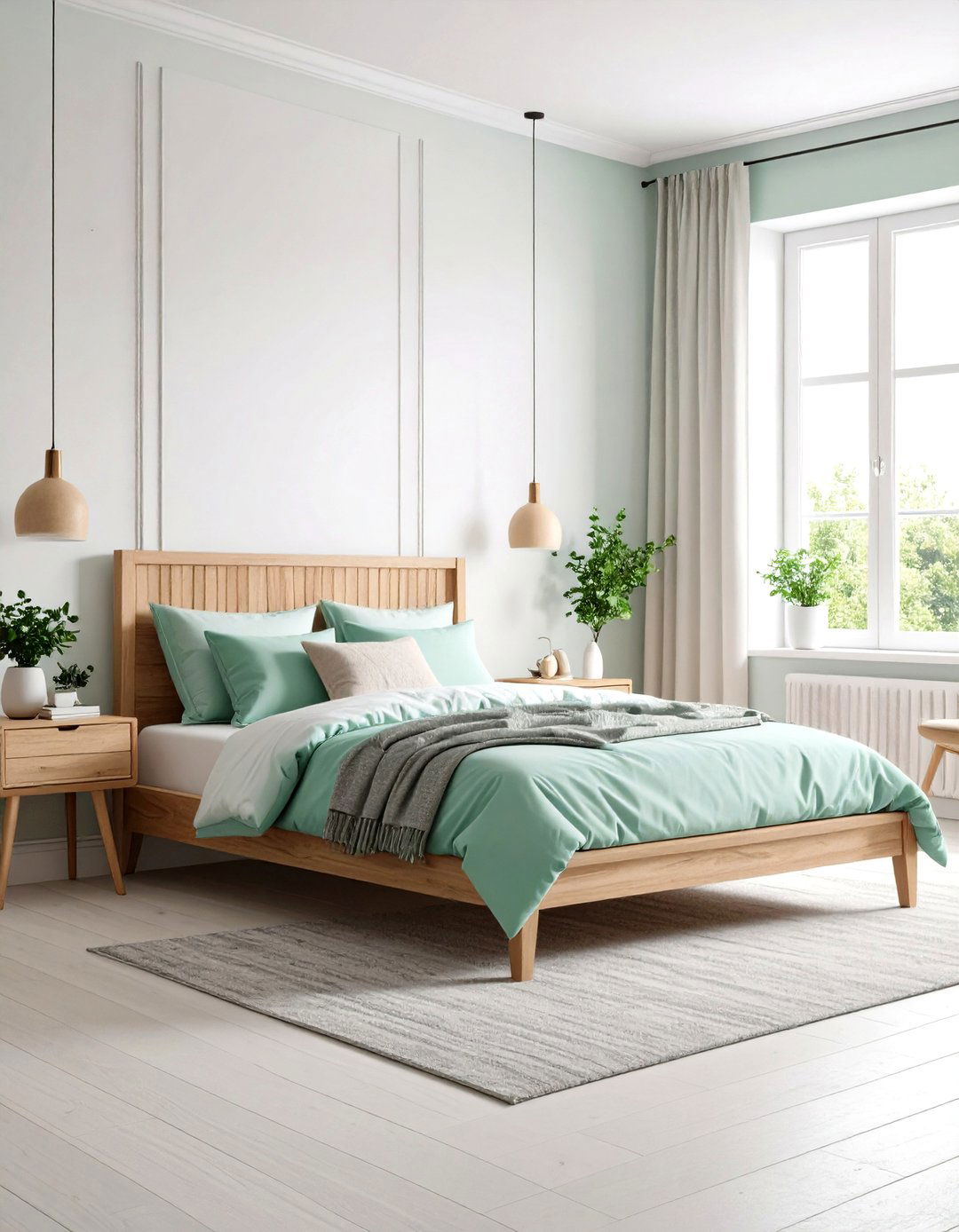 Mint Green Fresh Look - 24 Green Bedroom Ideas