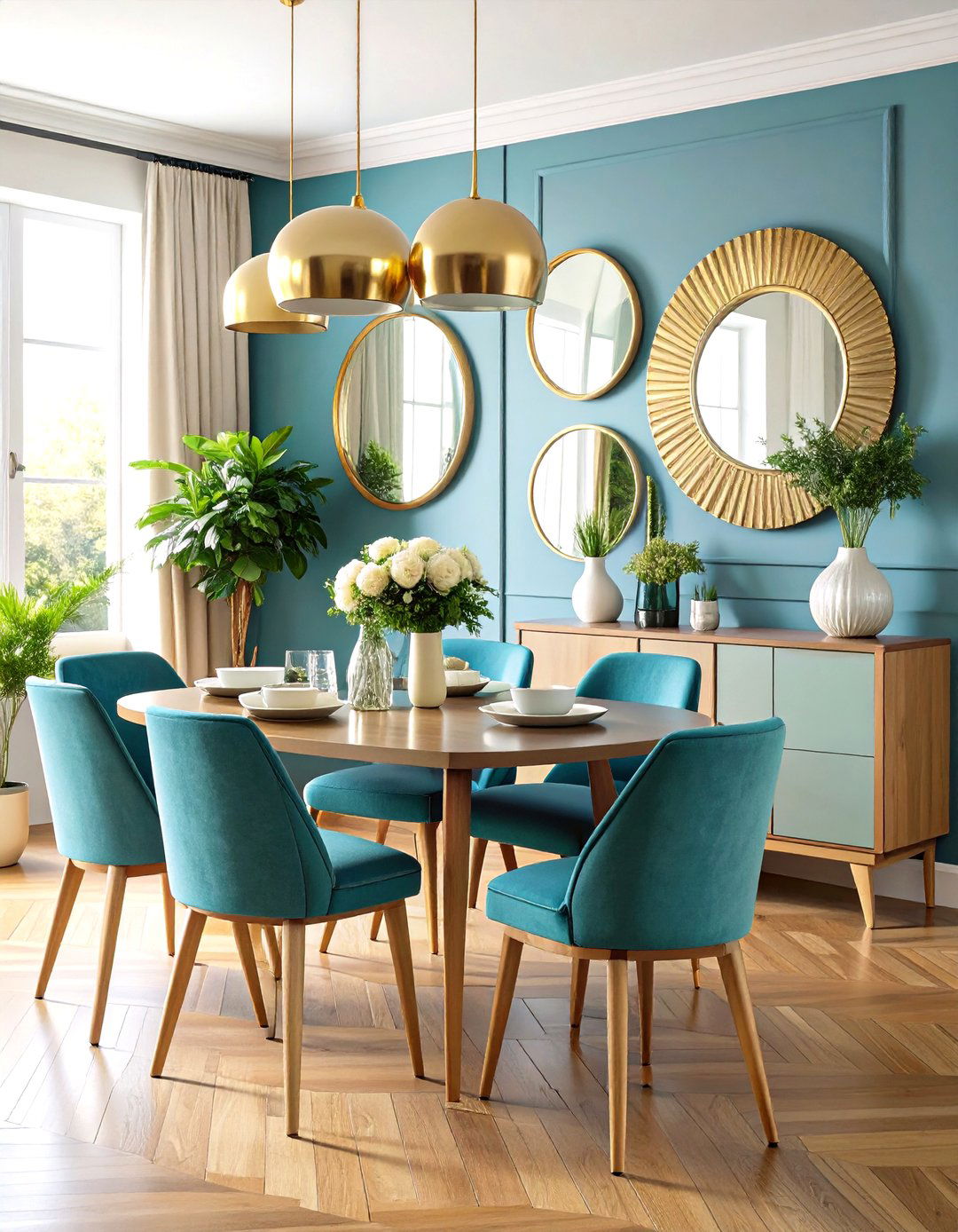 Mirror Gallery Arrangements - 24 Large Wall Decor Ideas