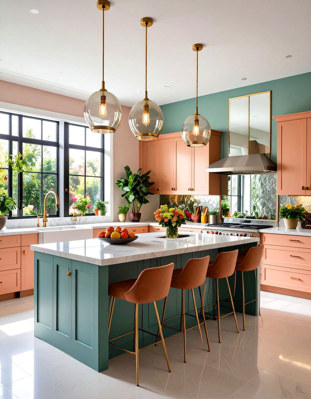 Mirror Kitchen Accent Wall Installation - 24 Kitchen Accent Wall Ideas