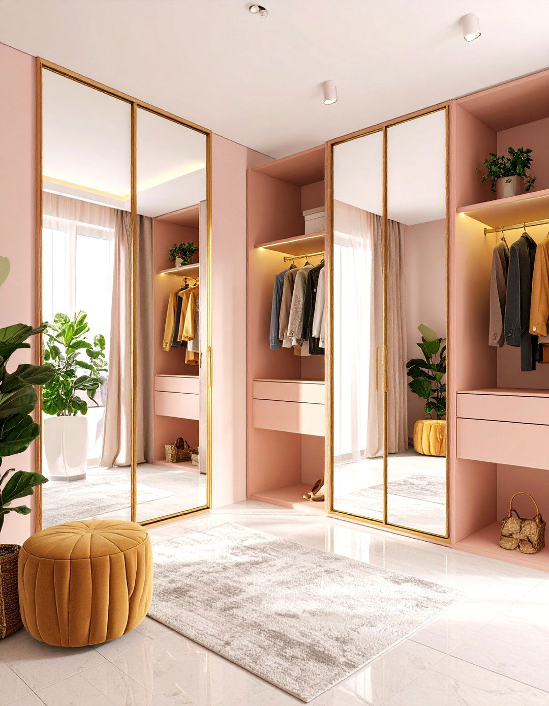 Mirror Placement Strategies - 24 Small Dressing Room Ideas