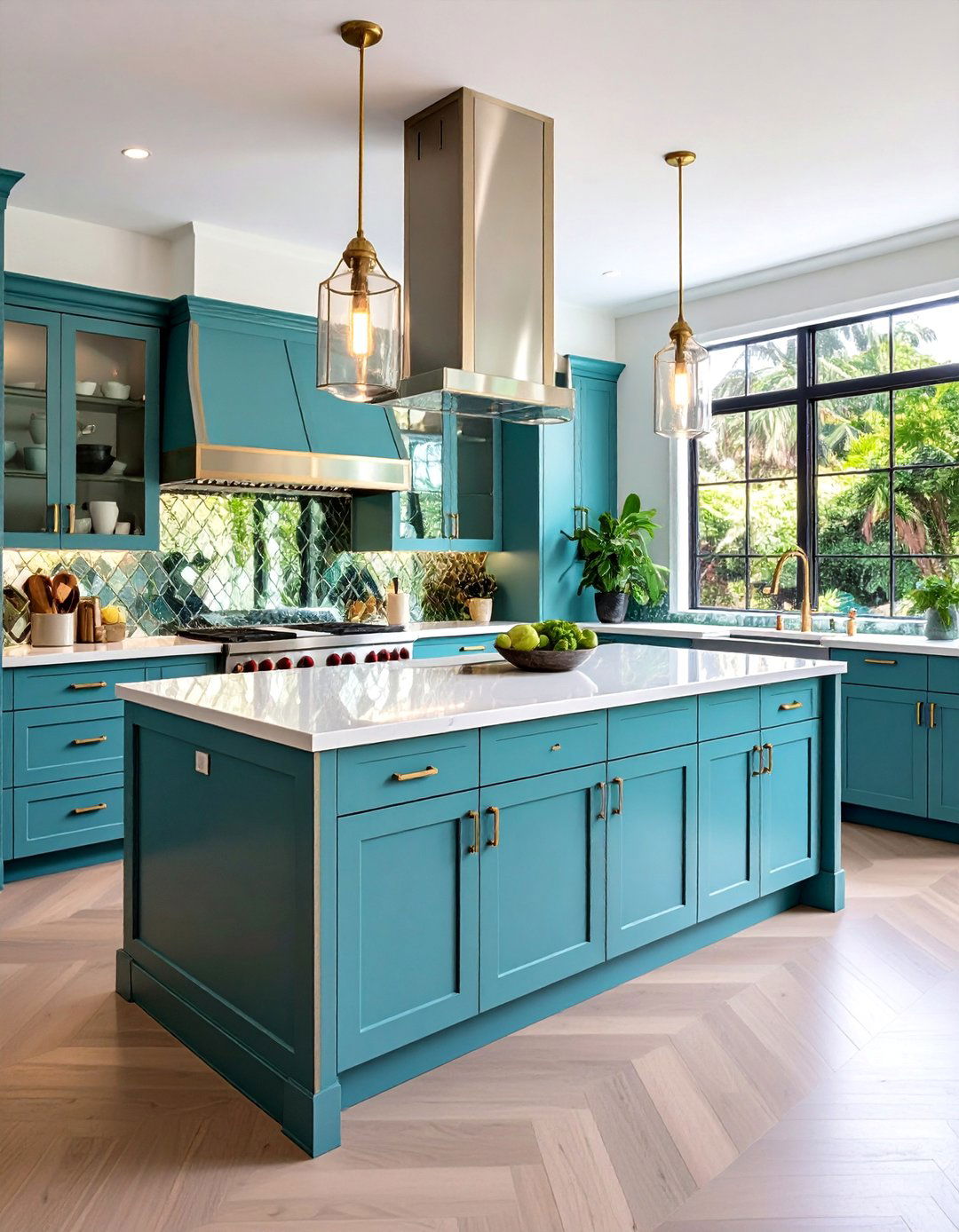 Mirrored Backsplashes - 24 Art Deco Kitchen Ideas