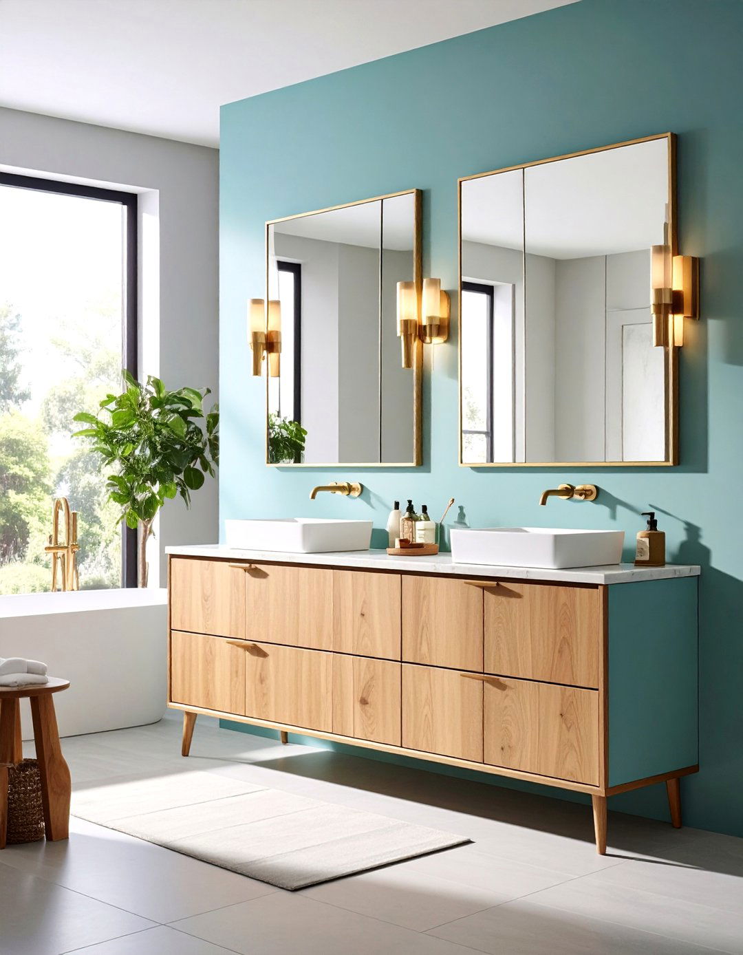 Mirrored Medicine Cabinet Installations - 24 Art Deco Bathroom Ideas