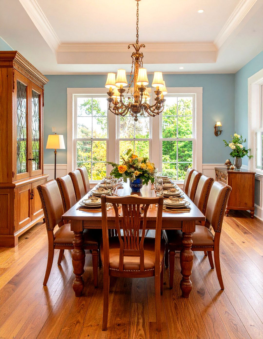 Mission Oak Dining Room with Built in Sideboard - 24 Craftsman Dining Room Ideas