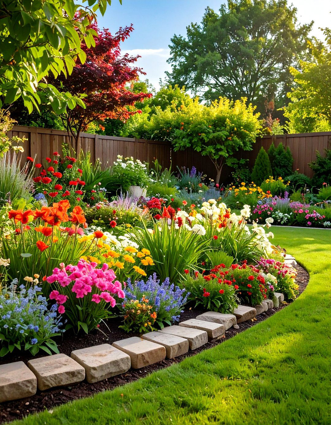 Mixed Annual and Perennial Flower Beds - 24 Flower Bed Ideas