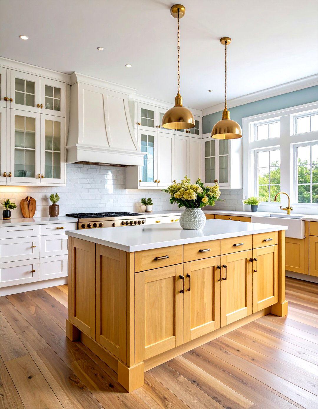 Mixed Cabinet Styles and Finishes - 24 Eclectic Kitchen Ideas