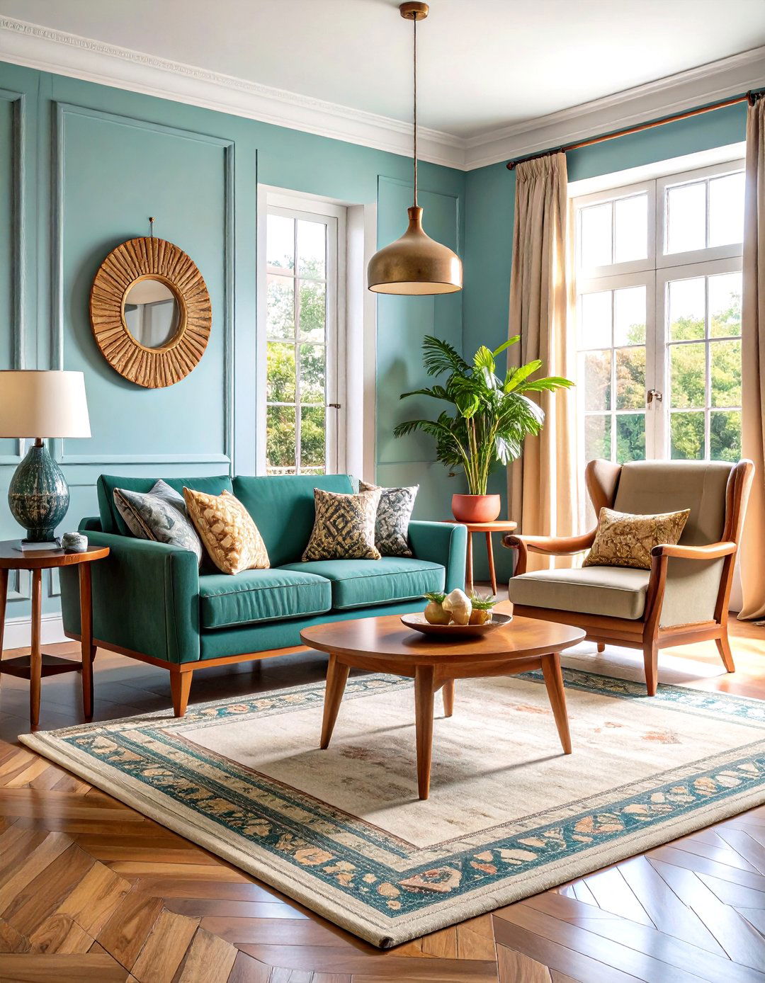 Mixed Furniture Styles Balance - 24 Transitional Interior Design Ideas
