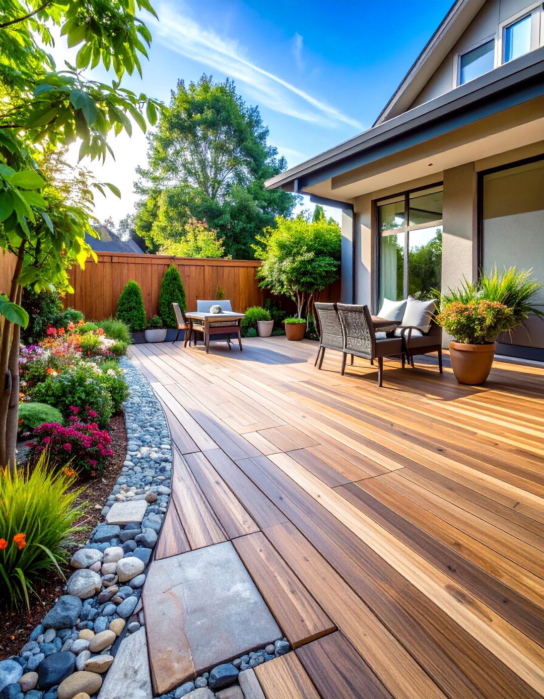 Mixed Material Combinations - 24 Patio Flooring Ideas