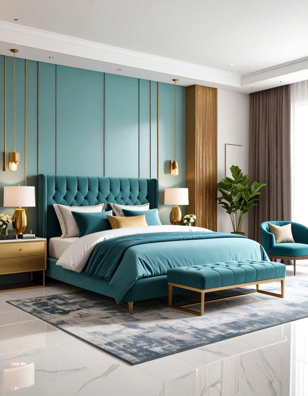 Mixed Material Luxury Combinations - 24 80s Bedroom Ideas
