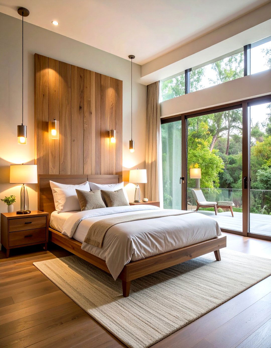 Mixed Material Modern Designs - 24 Bedroom Wall Sconce Ideas