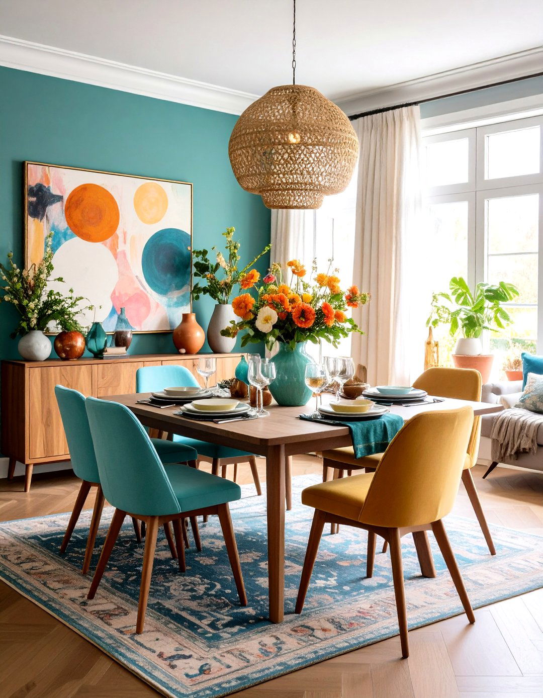 Mixed Media Art Collection - 24 Dining Room Wall Decor Ideas
