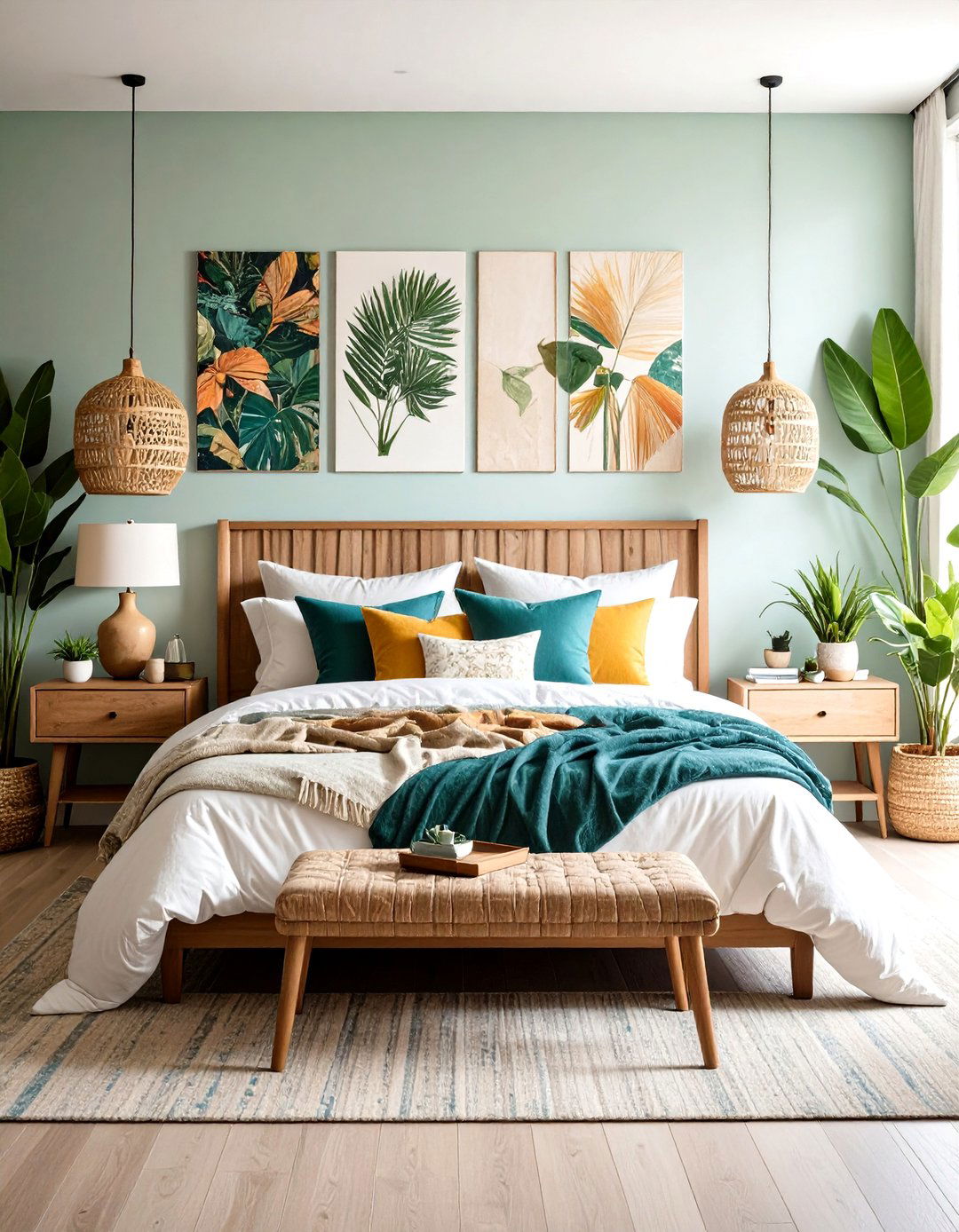 Mixed Media Collage Installations - 24 Bedroom Wall Decor Ideas