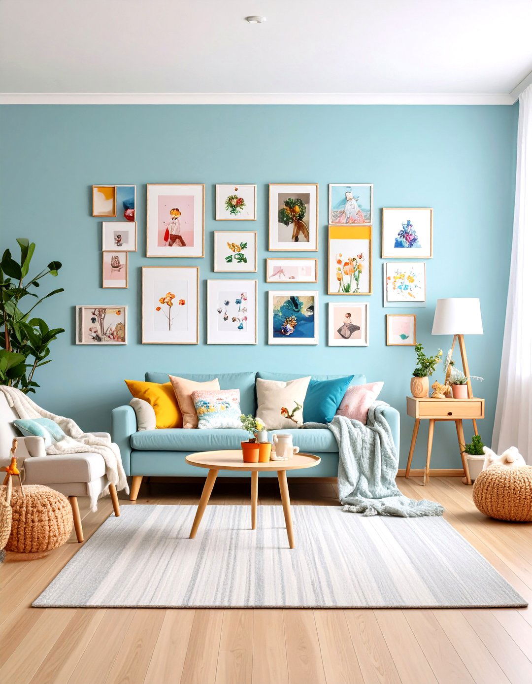 Mixed Media Family Gallery - 24 Family Picture Wall Ideas