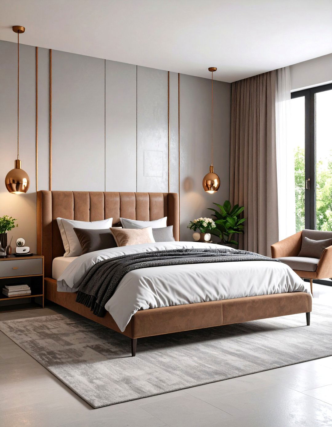 Mixed Metal Accents - 24 Primary Bedroom Ideas