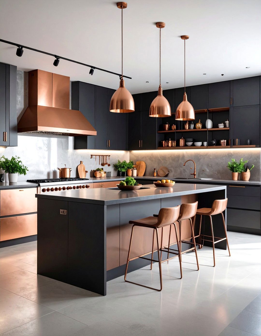 Mixed Metal Finish Combinations - 24 Industrial Interior Design Style Ideas