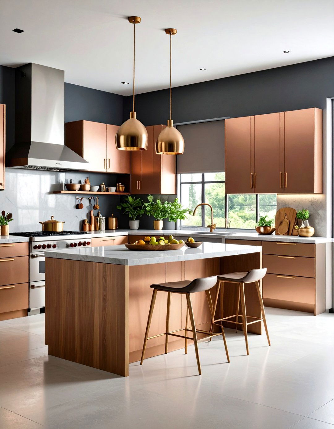 Mixed Metal Finishes - 24 Industrial Kitchen Ideas