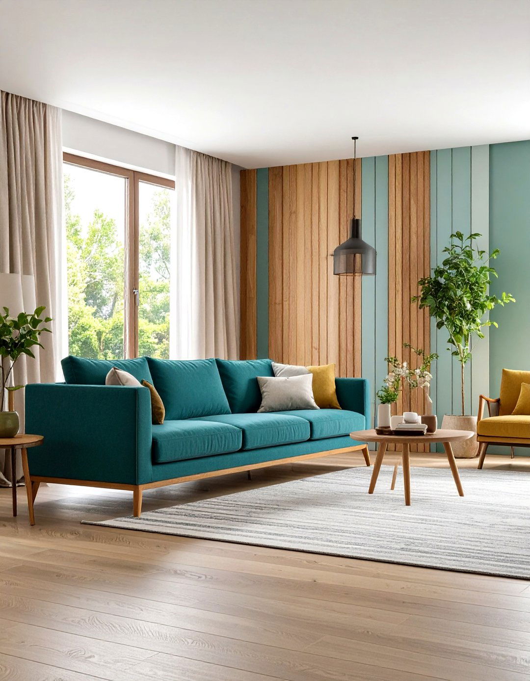 Mixed Width Board and Batten - 24 Wood Trim Accent Wall Ideas