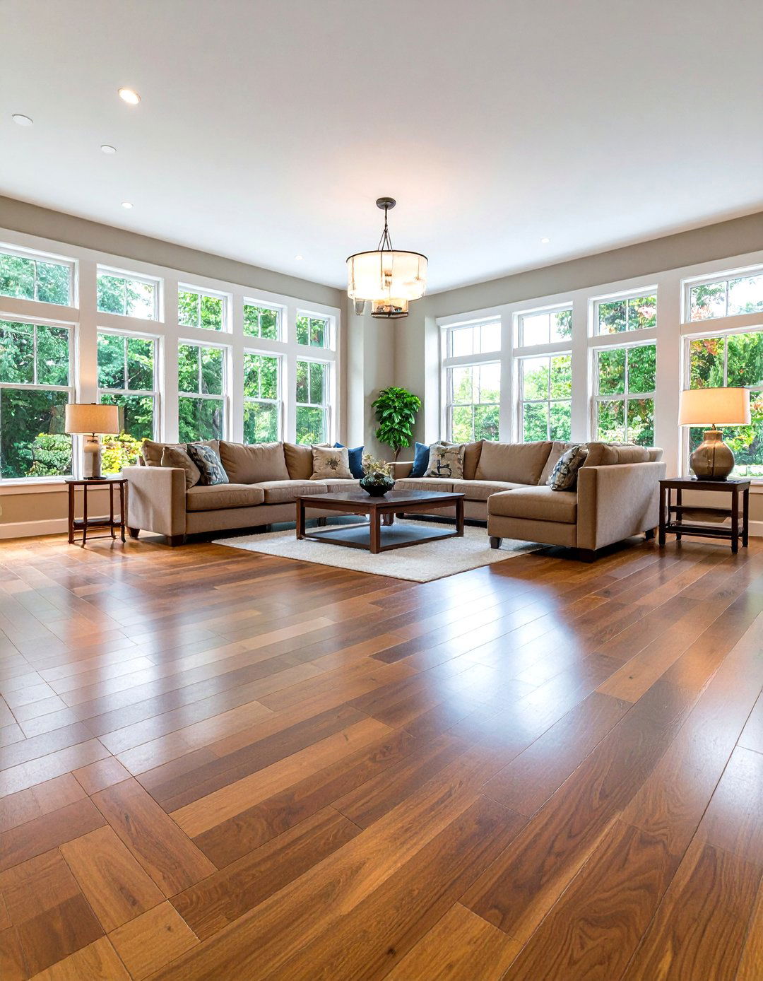 Mixed Width Plank Cherry Floors - 24 Wood Floor Ideas