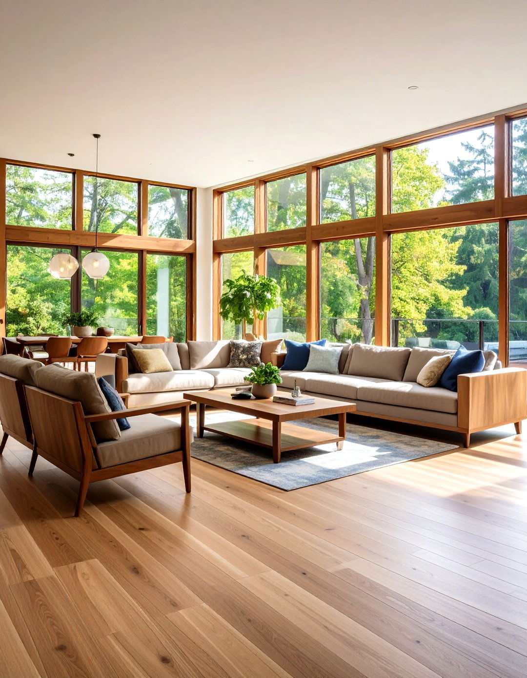 Mixed Wood Species Design Approaches - 24 Wooden Interior Design Ideas