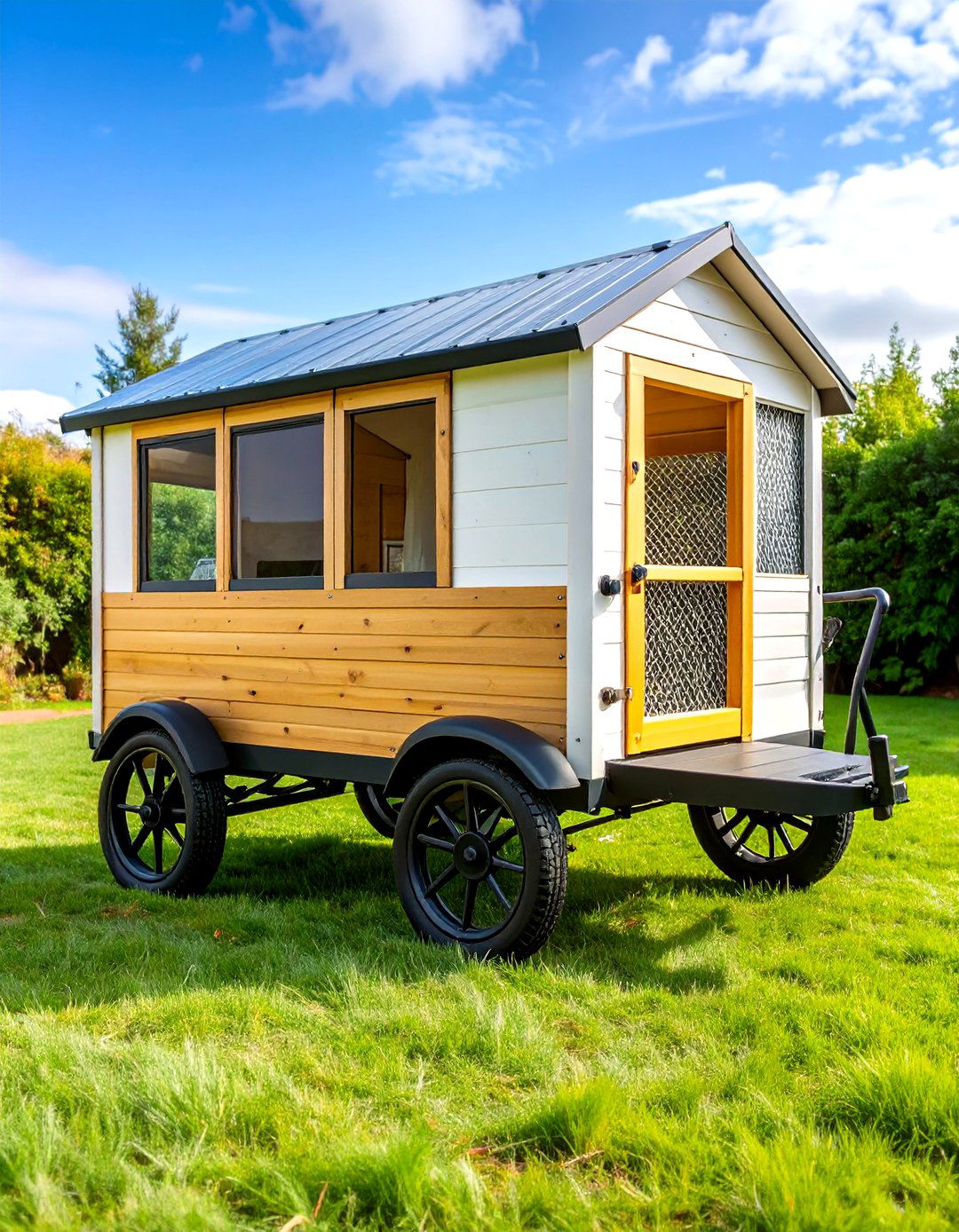 Mobile Duck Tractor System - 24 Duck House Ideas