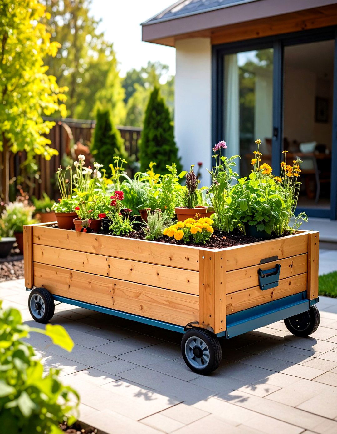 Mobile Raised Bed Garden - 24 Urban Garden Ideas