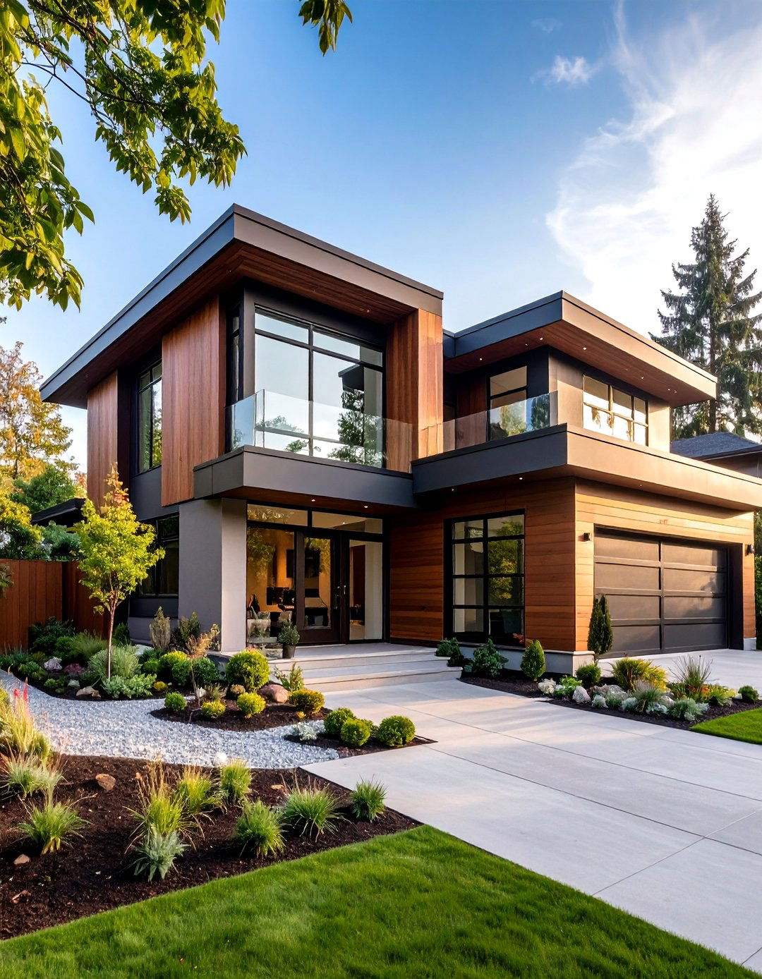 Mocha Brown Stucco Contemporary - 24 Dark Brown House Exterior Ideas
