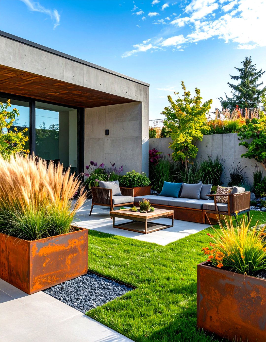 Modern Architectural Showcase - 24 Small Walled Garden Ideas