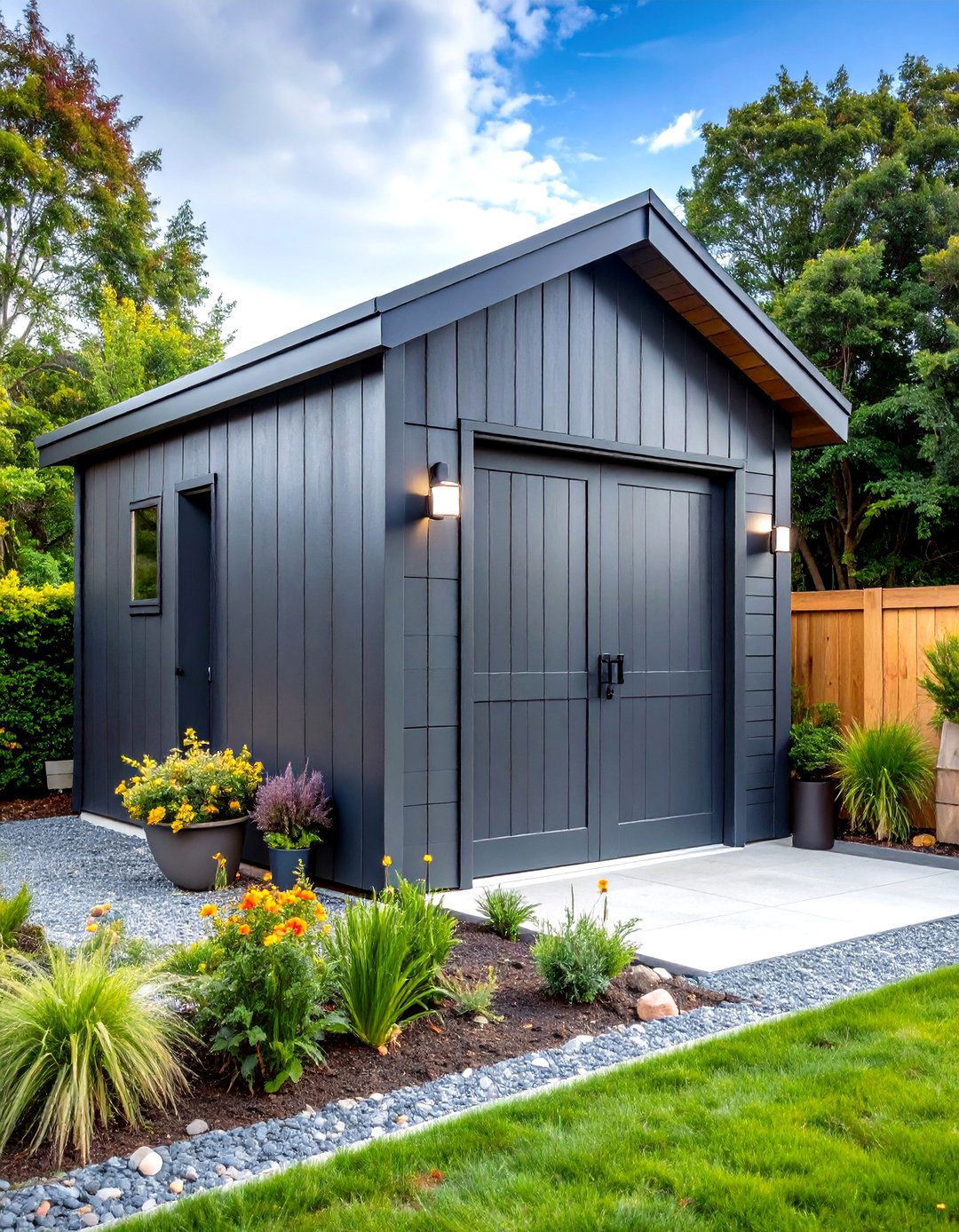 Modern Charcoal Gray - 24 Shed Color Ideas