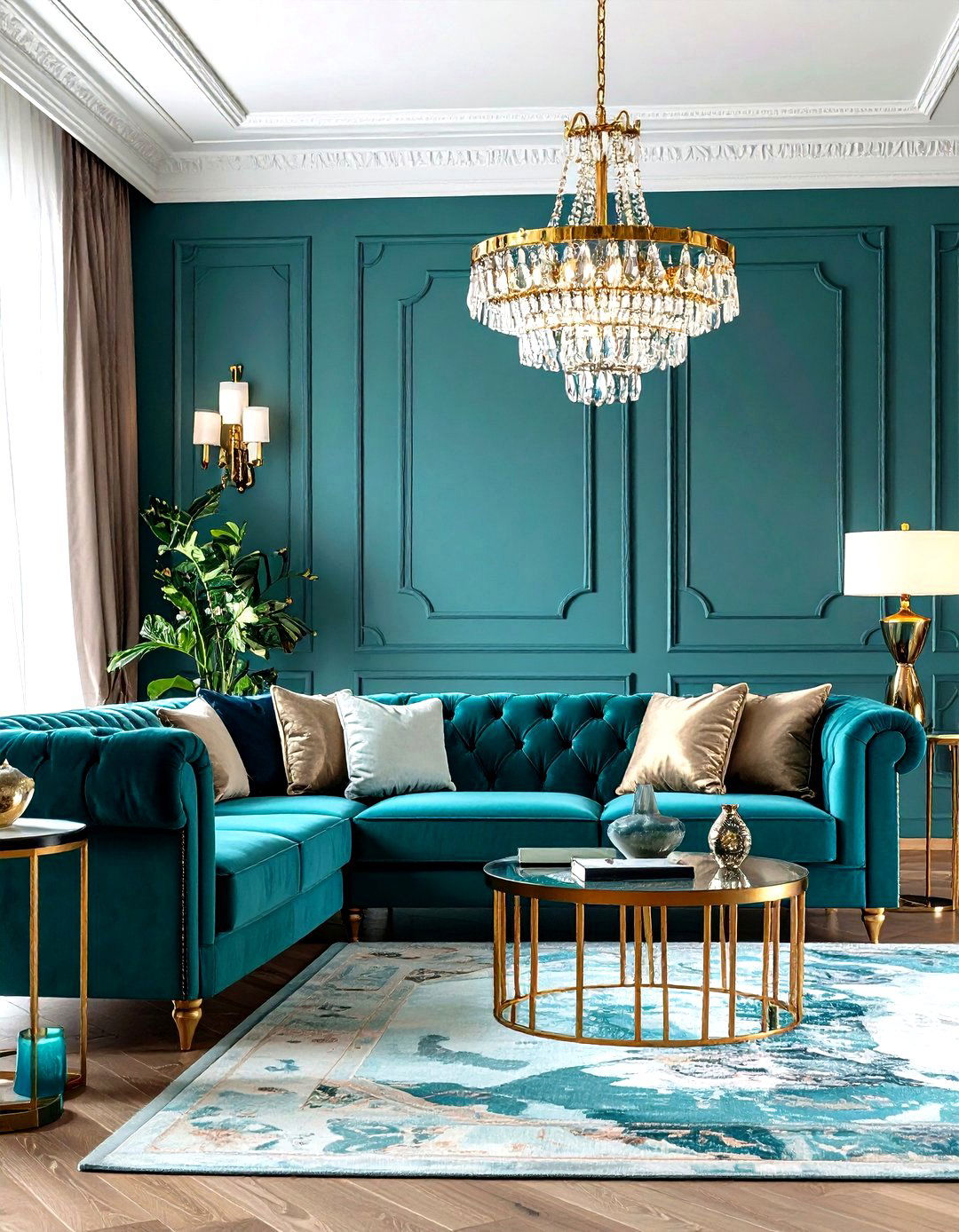 Modern Classic Fusion Balance - 24 Glam Living Room Ideas