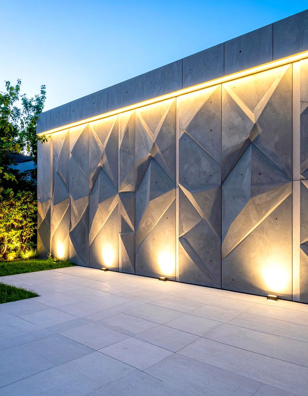 Modern Concrete Panel Systems - 24 Patio Wall Ideas