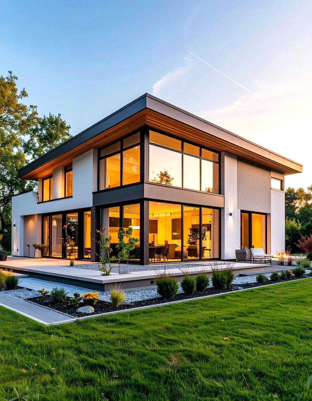 Modern Cottage with Clean Lines - 24 modern cottage house exterior ideas
