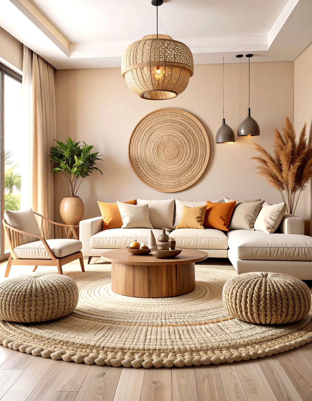Modern Egyptian Cotton Monochromatic Elegance - 24 Dulux Egyptian Cotton Living Room Ideas