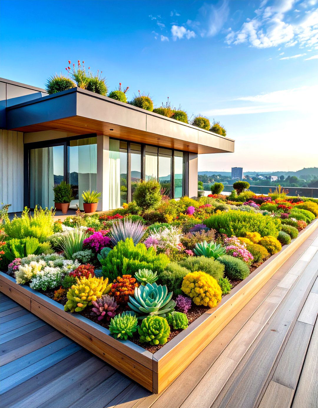 Modern Extensive Sedum Green Roof Systems - 24 Houses With Green Roofs
