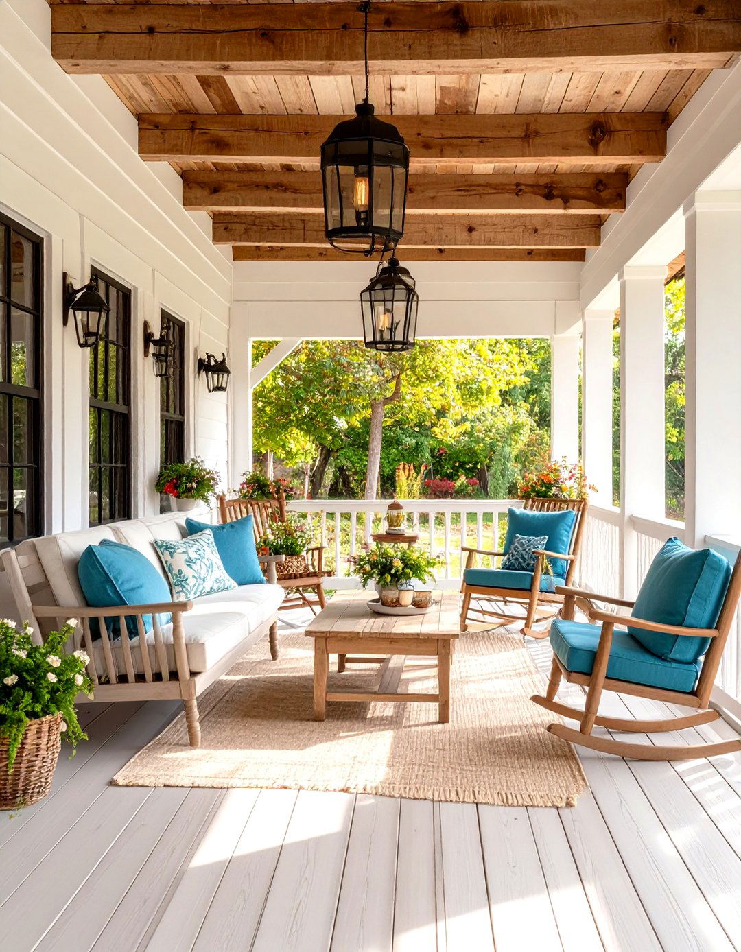 Modern Farmhouse Enclosed Porch - 24 Enclosed Porch Ideas