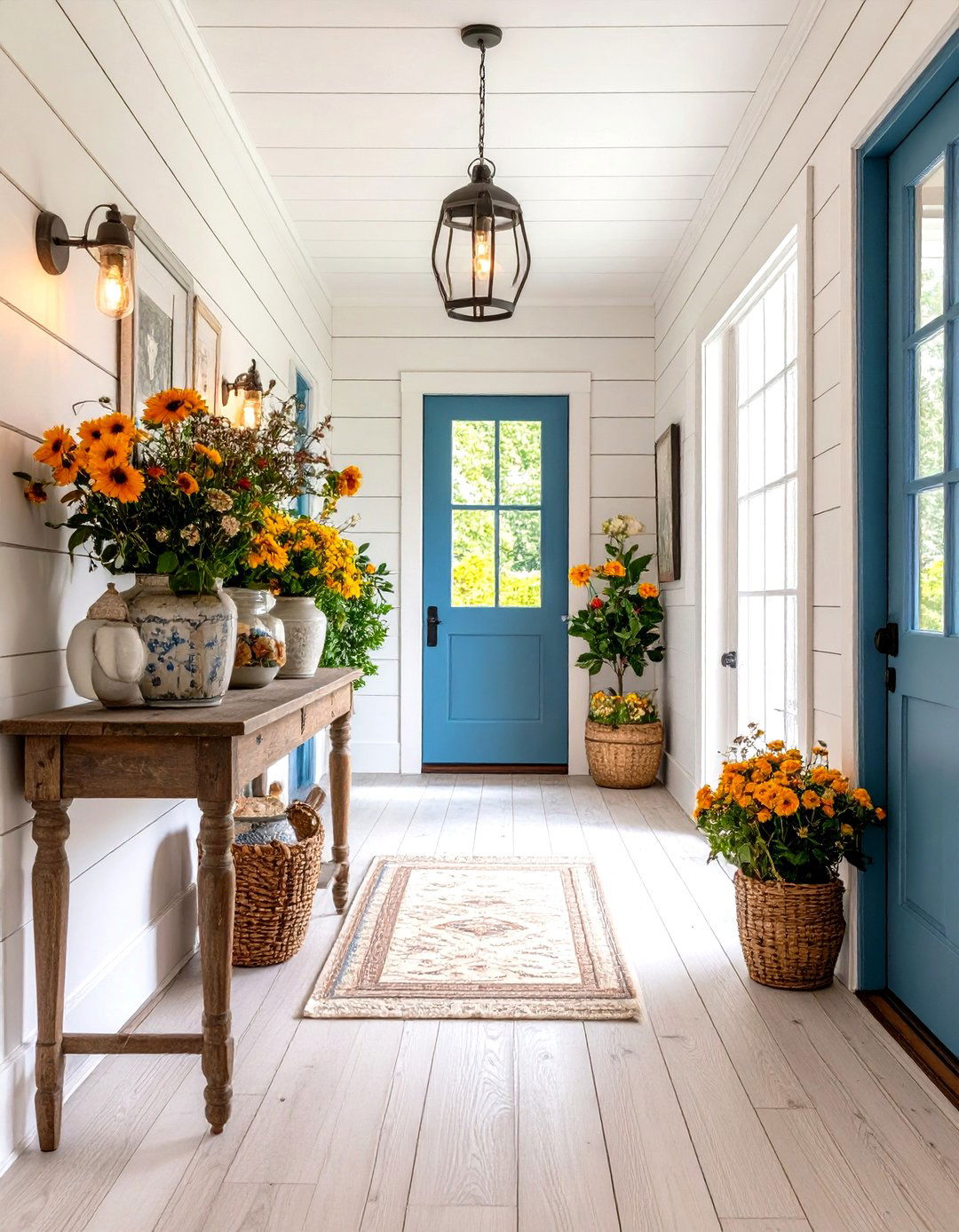 Modern Farmhouse Entry Design - 24 Hallway Decor Ideas