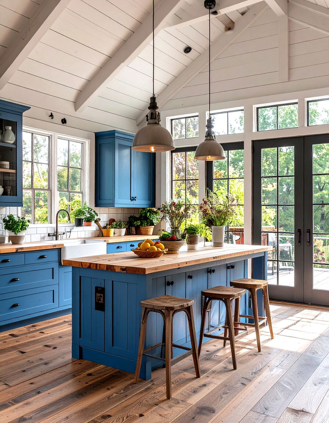Modern Farmhouse Greenhouse Kitchen - 24 Greenhouse Kitchen Design Ideas