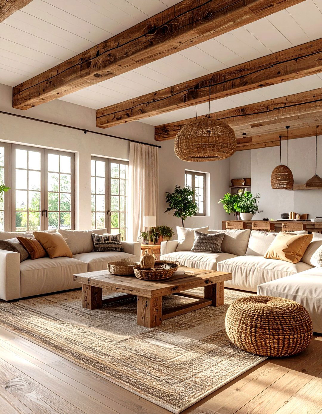 Modern Farmhouse Greige Charm - 24 Greige Living Room Ideas