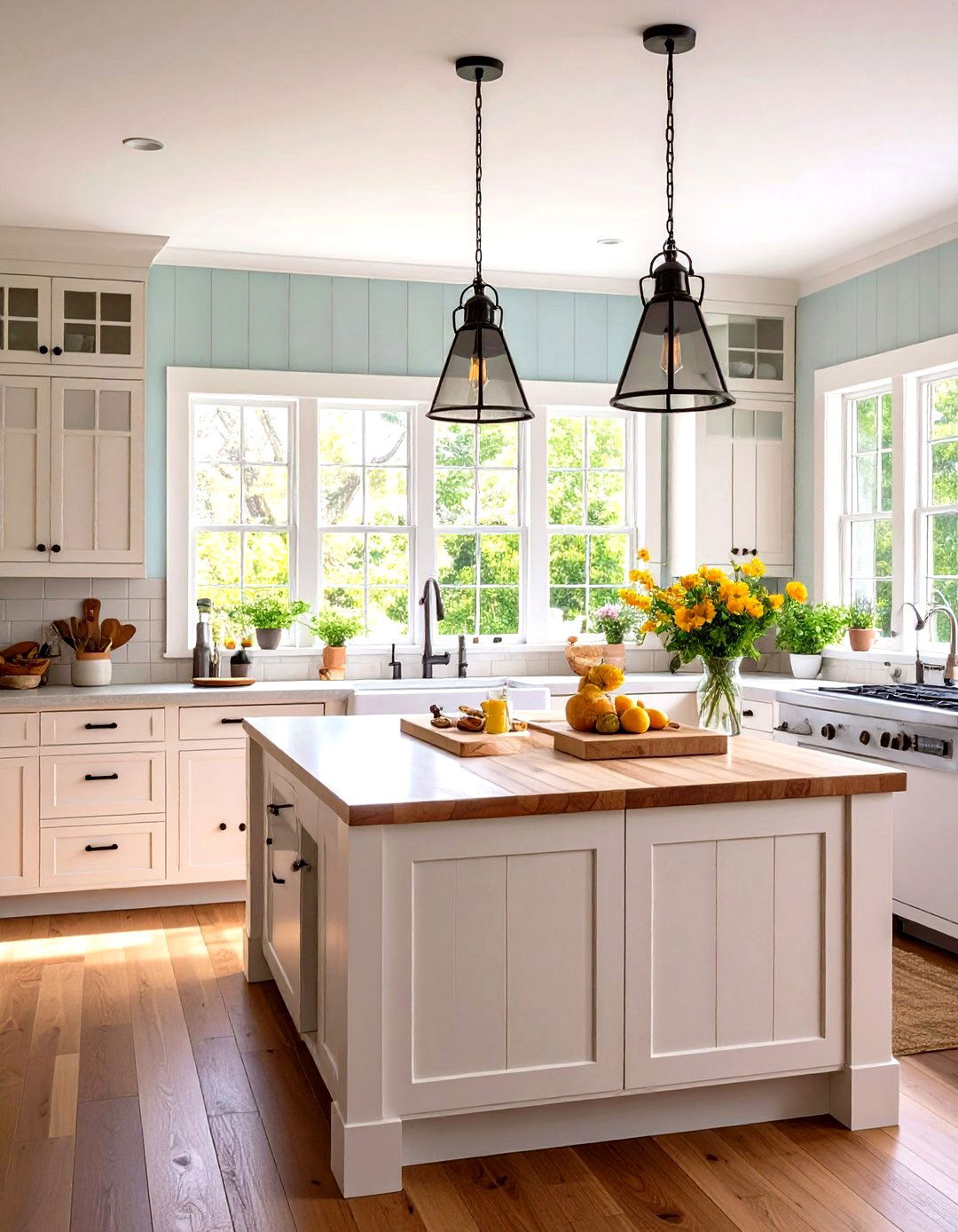 Modern Farmhouse Kitchen Charm - 24 Townhouse Interior Design Ideas