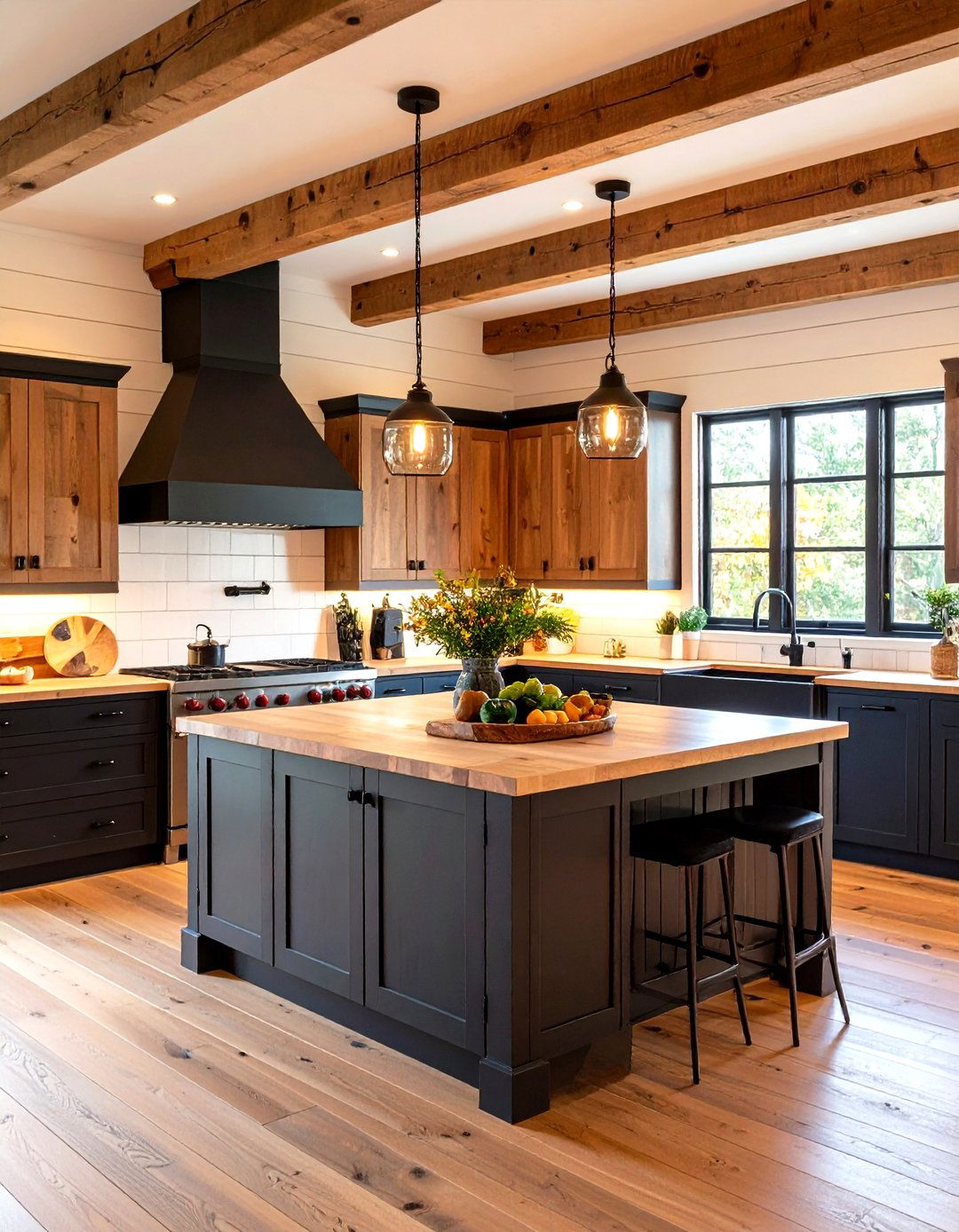 Modern Farmhouse Kitchen Theme - 24 Kitchen With Black Appliances