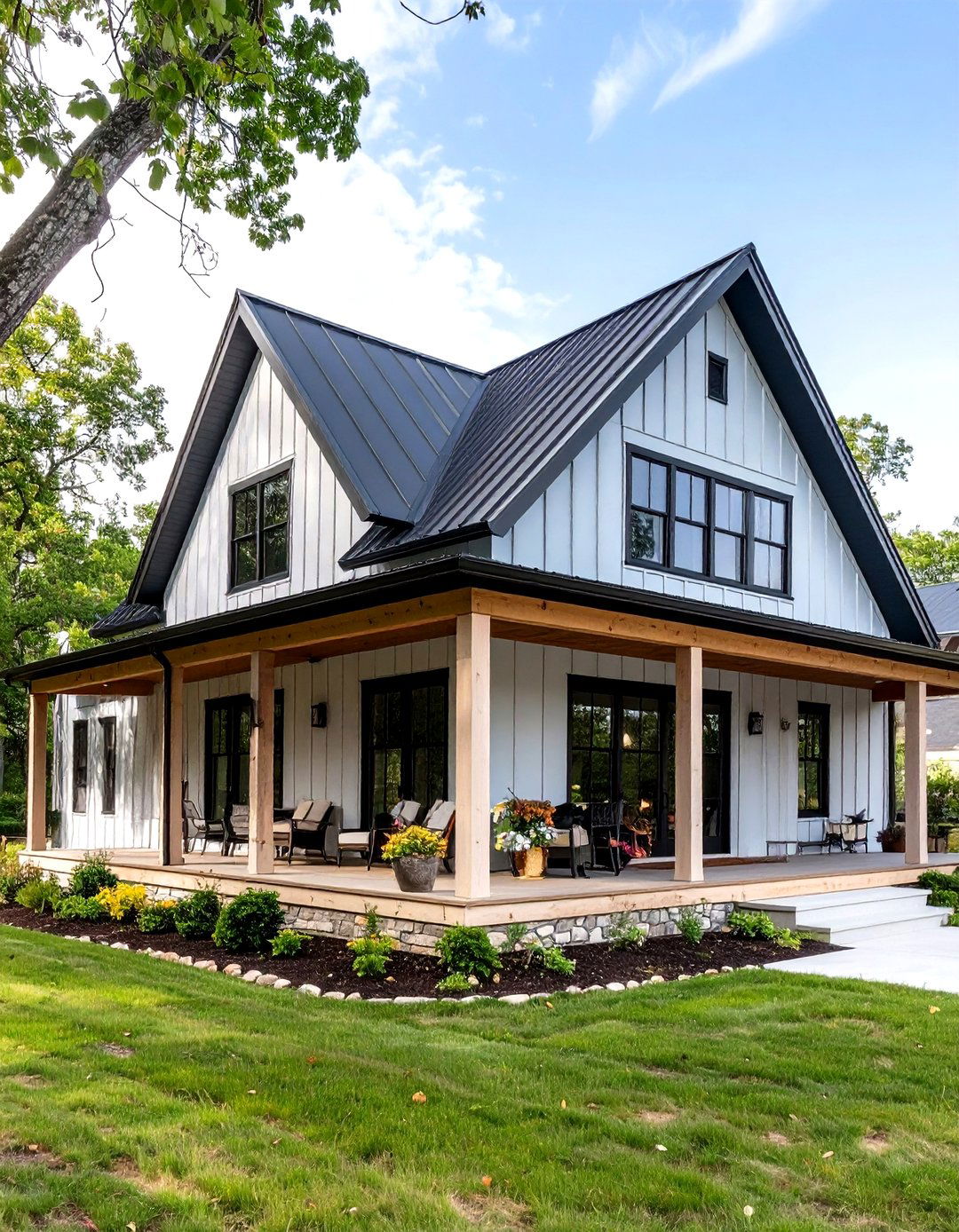 Modern Farmhouse Light Blue Exteriors - 24 light blue house exterior ideas
