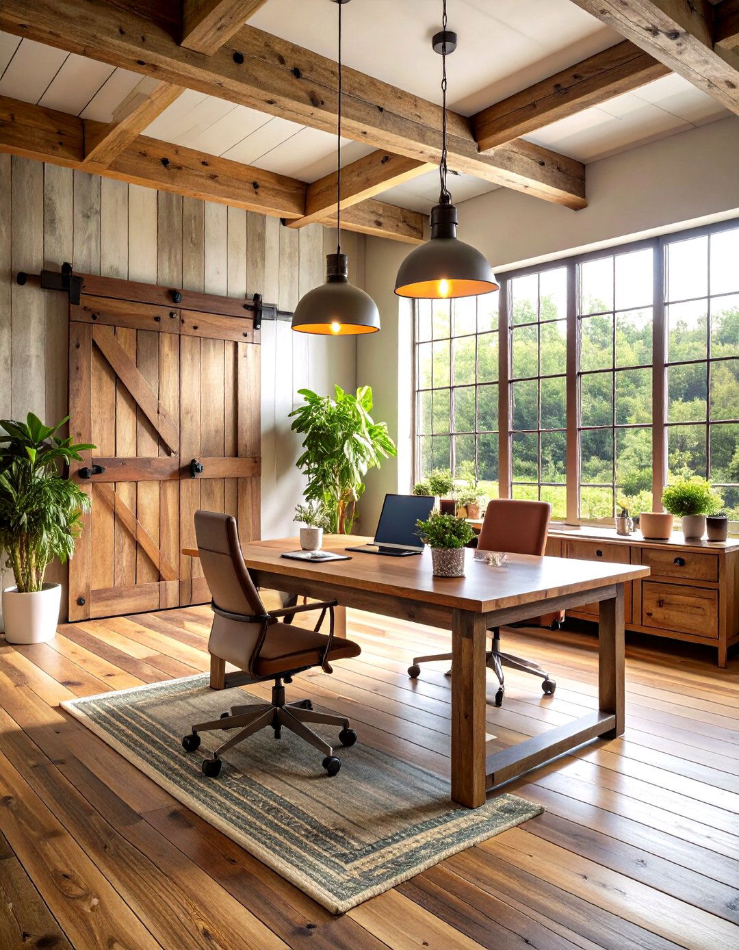Modern Farmhouse Office Design - 24 Modern Home Office Ideas