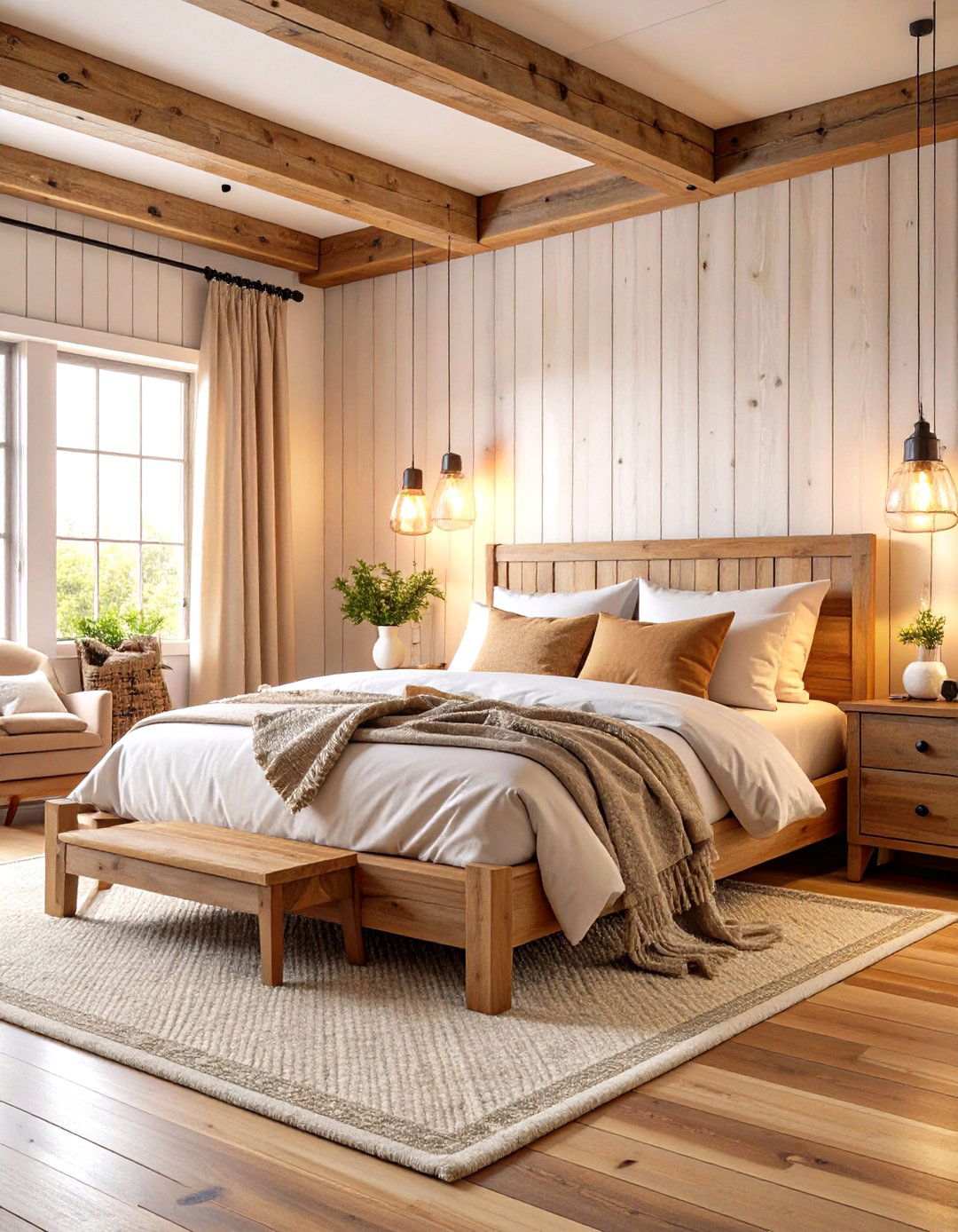 Modern Farmhouse Romance - 24 romantic bedroom ideas