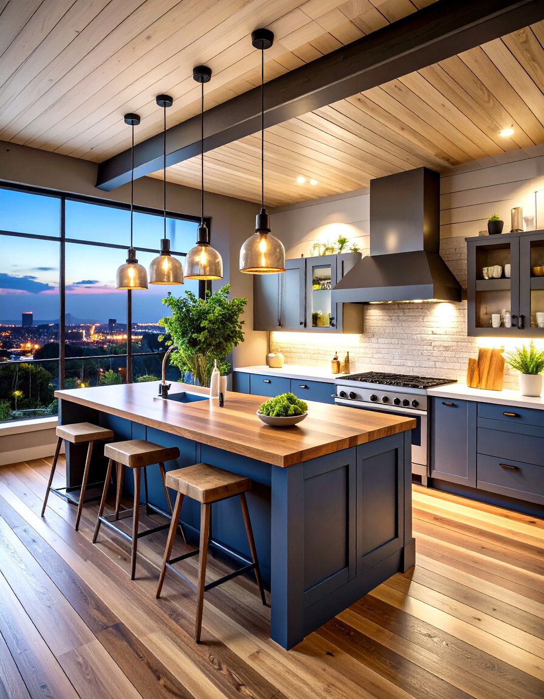 Modern Farmhouse Rooftop Kitchen Layout - 24 Rooftop Kitchen Ideas
